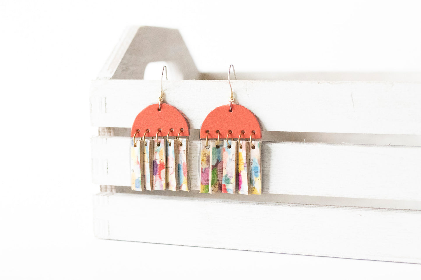 Leather Earrings / Cinque Luci / Blaze