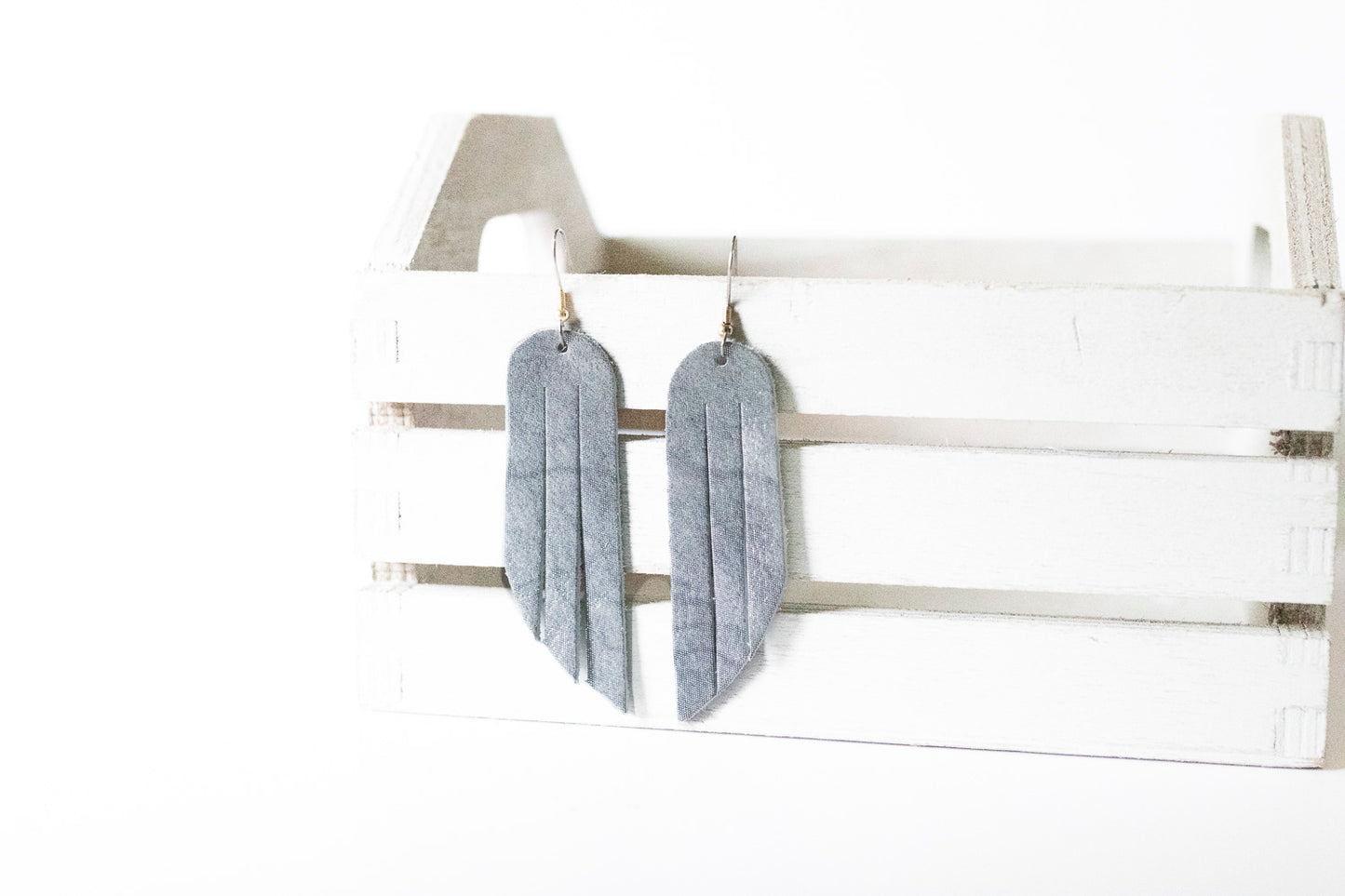 Leather Earrings / Fringe / Luna Sparkle