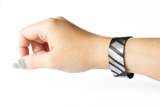 Leather Bracelet / Slim Cuff / Cosmos