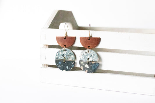 Leather Earrings / Mila / Farmhouse Creek
