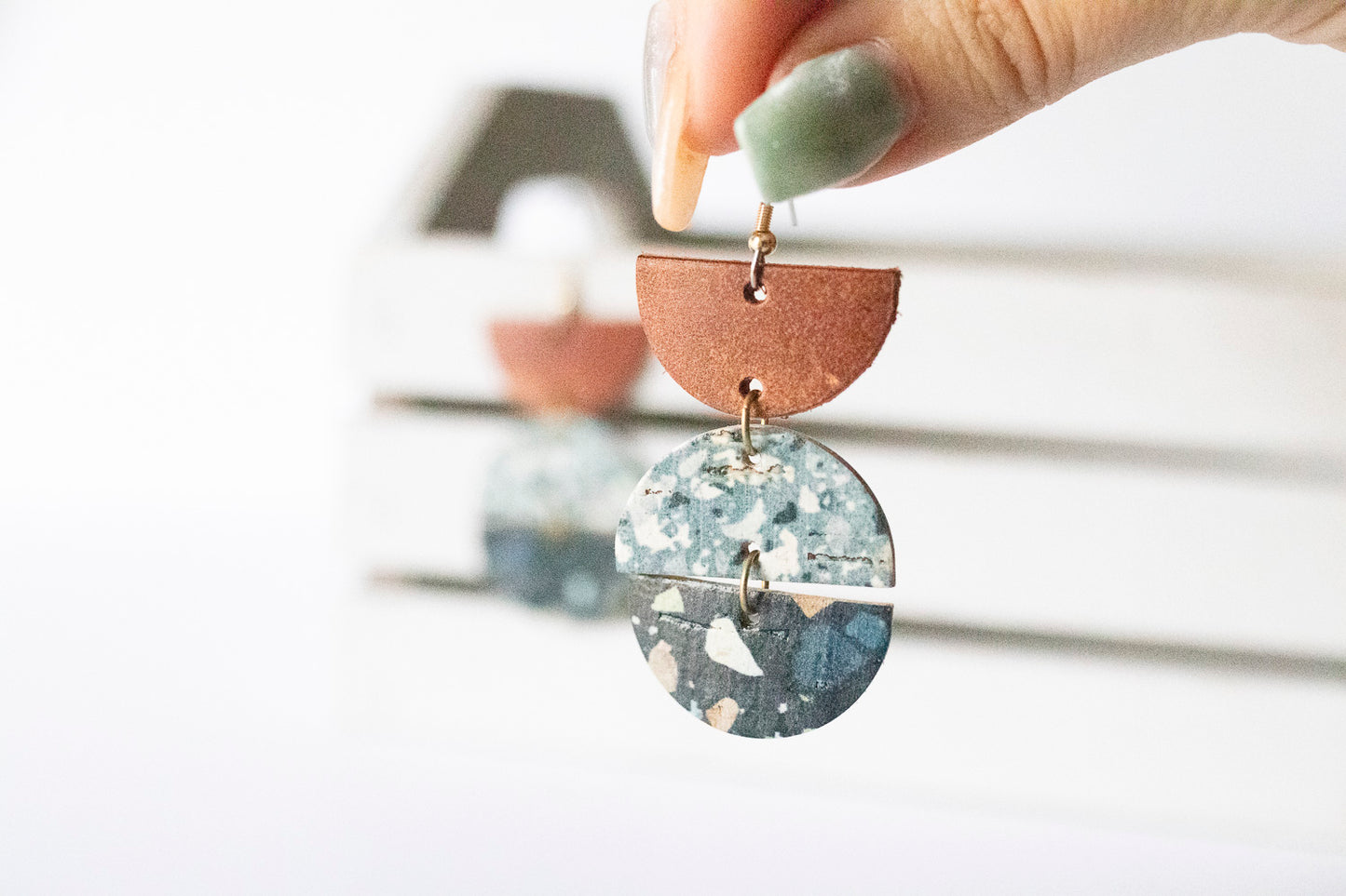 Leather Earrings / Mila / Farmhouse Creek