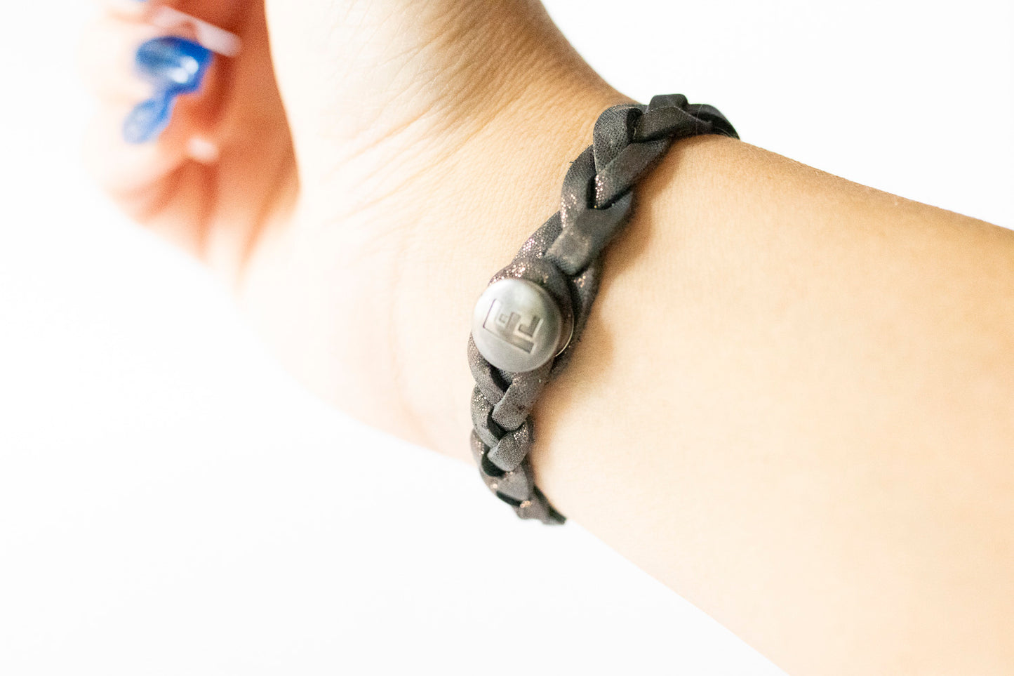 Braided Leather Bracelet / Stardust