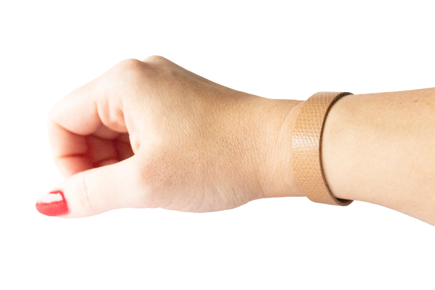 Leather Bracelet / Skinny Slim Cuff / Khaki