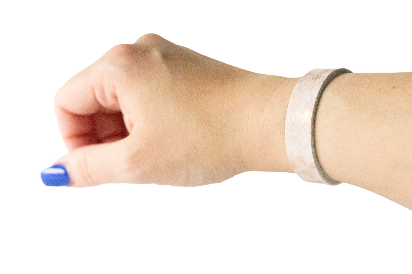 Leather Bracelet / Skinny Slim Cuff / Summer Opal
