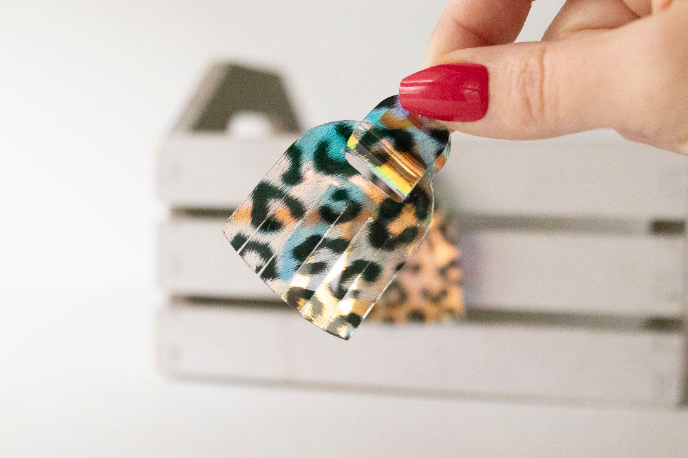 Leather Earrings / Fringies / Party Animal Jelly