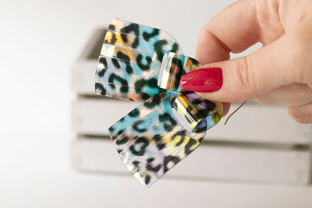 Leather Earrings / Fringies / Party Animal Jelly