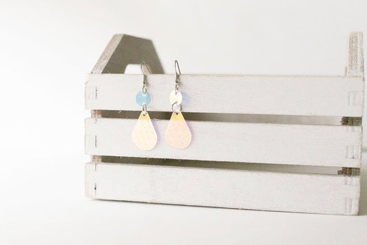 Jelly Earrings / Droplets / Honeycomb Prism Jelly