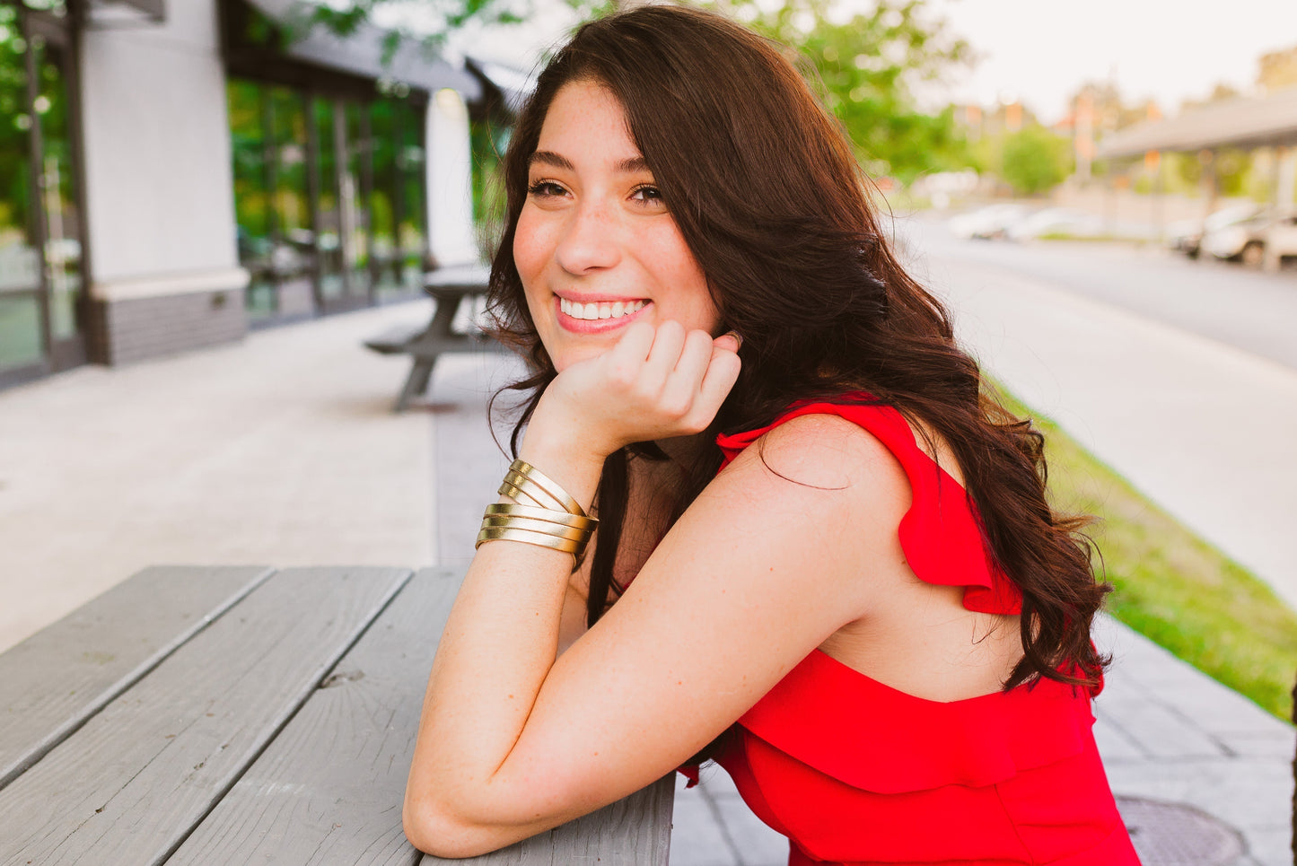 Leather Bracelet / Skinny Sliced Wrap Cuff / Tropical Waters