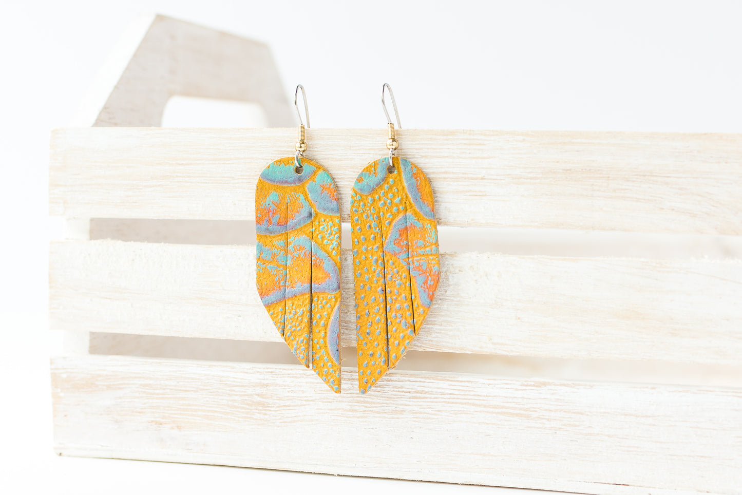Leather Earrings / Mini Fringe / Summer Dreams