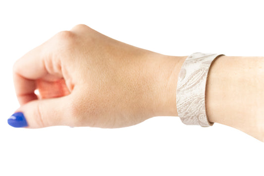 Leather Bracelet / Slim Cuff / Western Wedding