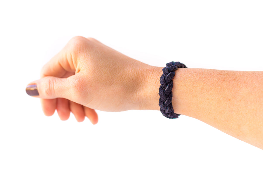 NAVY BLUE SUEDE