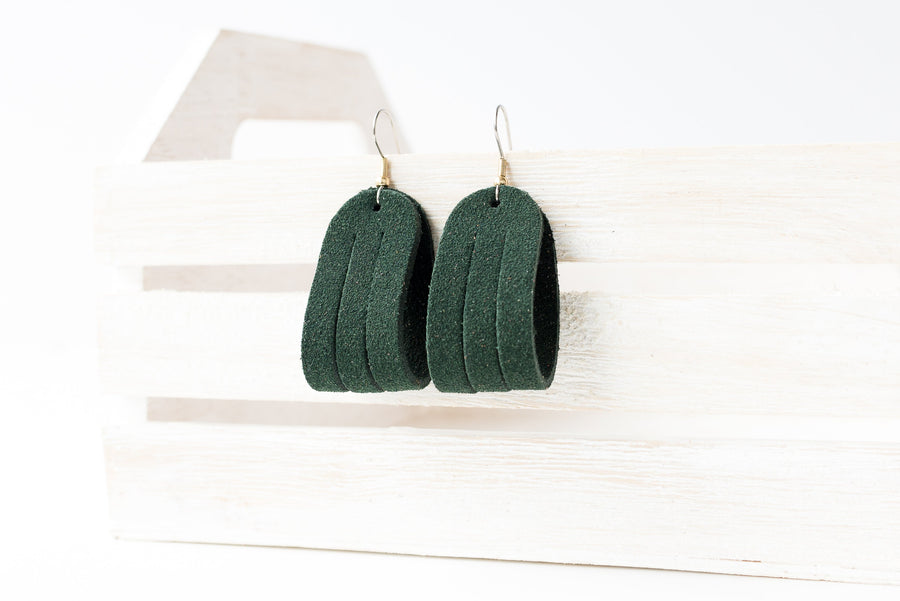 FOREST GREEN SUEDE