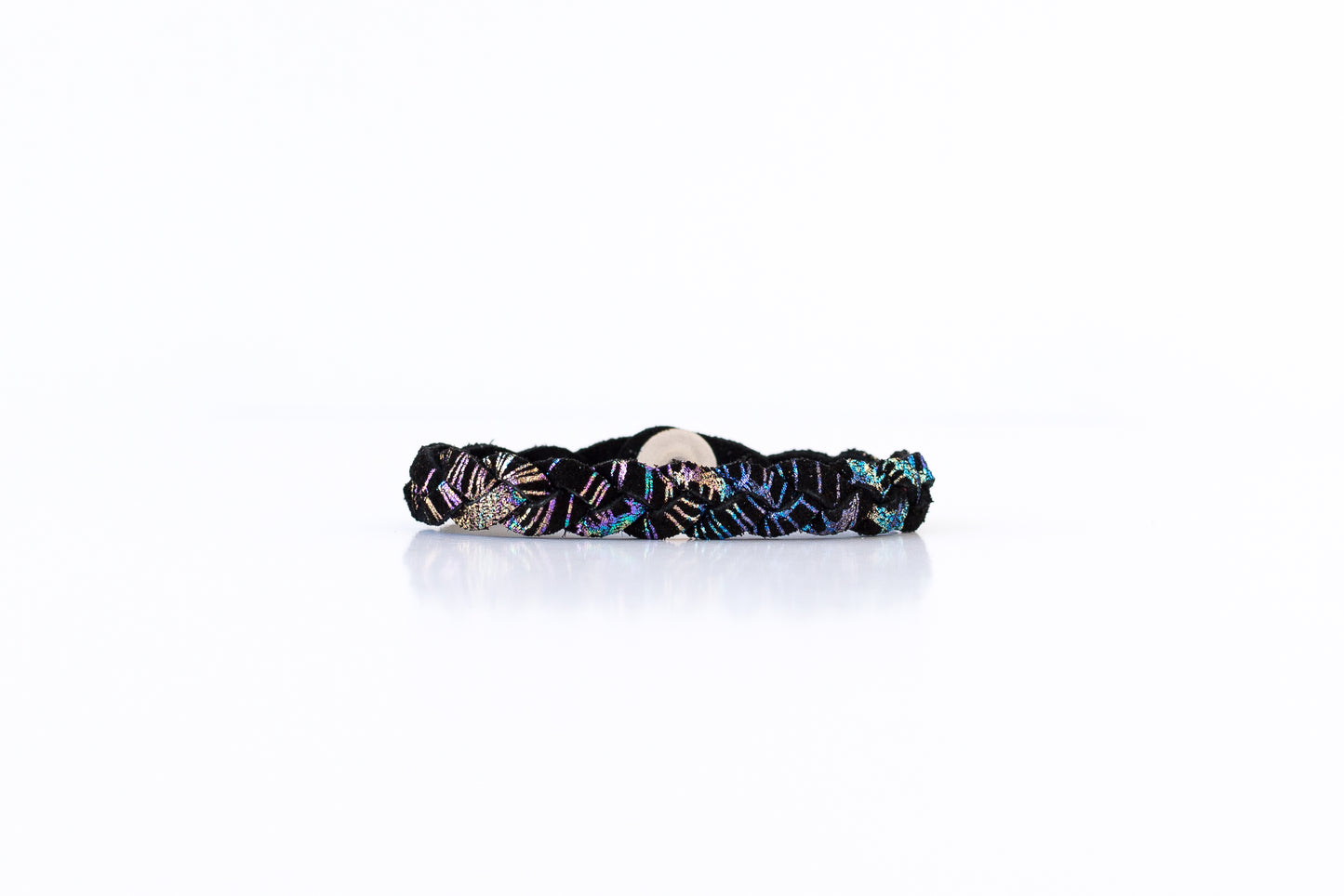 Braided Leather Bracelet / Cosmic Space