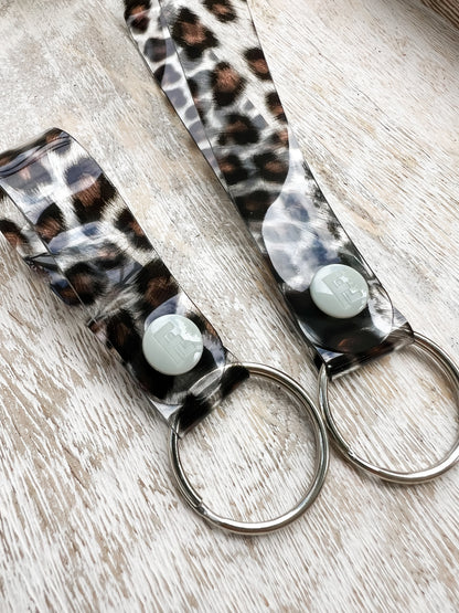 Jelly Keychain / Snap Loop / Spotted Leopard Jelly