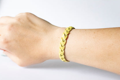 Braided Leather Bracelet / Margarita