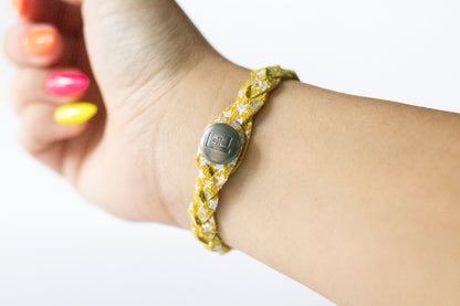 Braided Leather Bracelet / Summer Stars