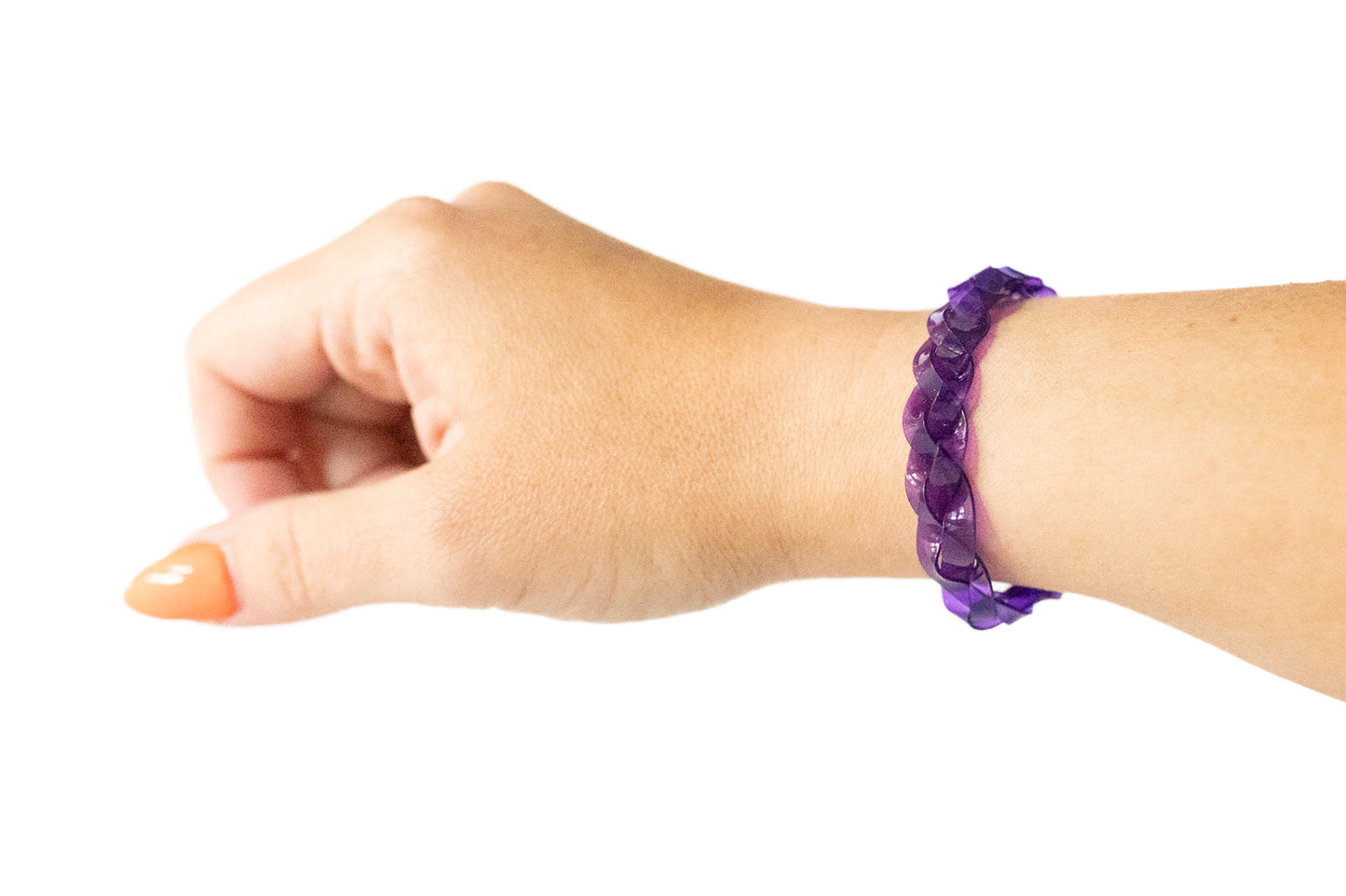 Braided Bracelet / Grape Jelly