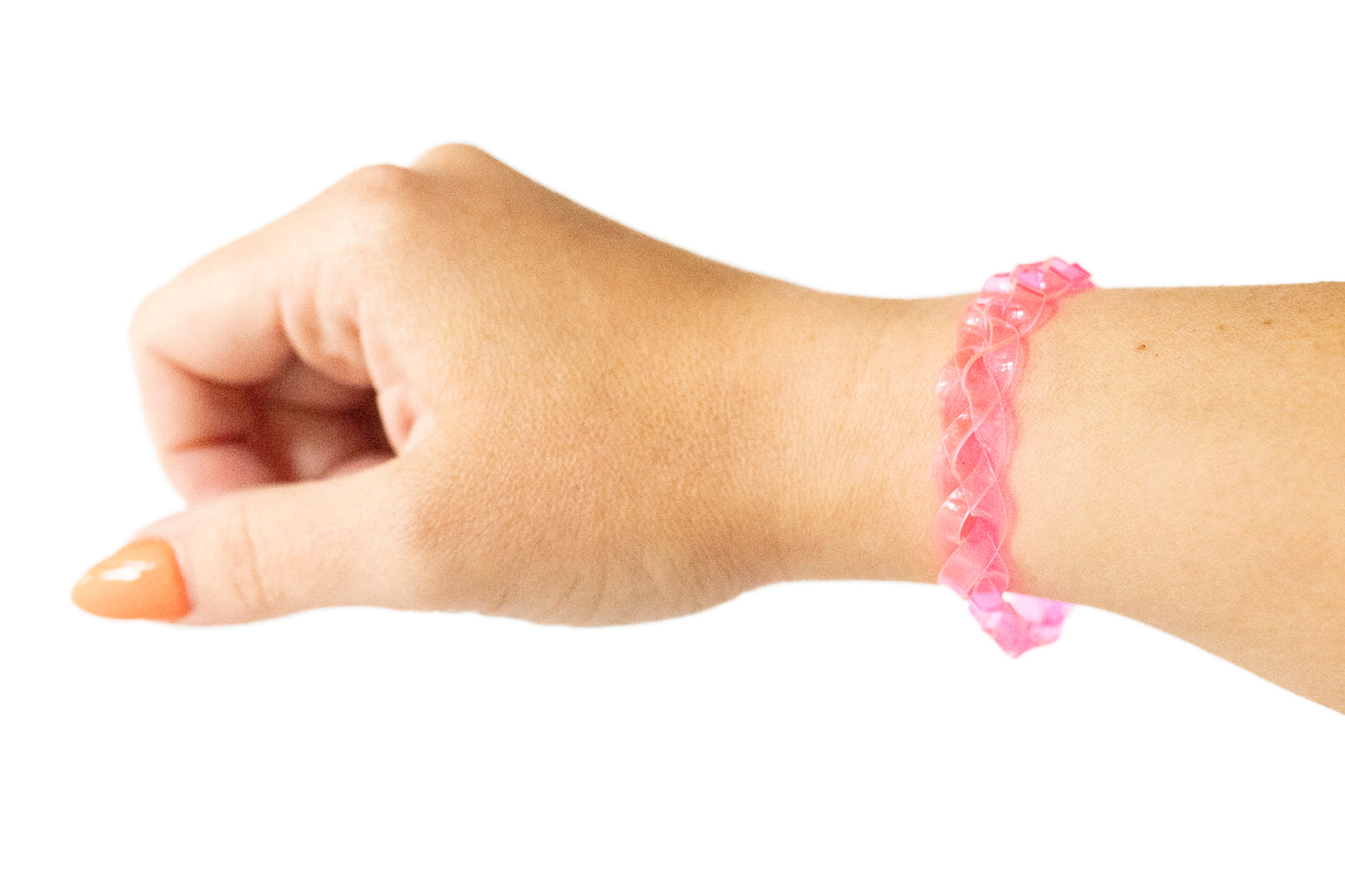 Braided Bracelet / Dragon Fruit Jelly