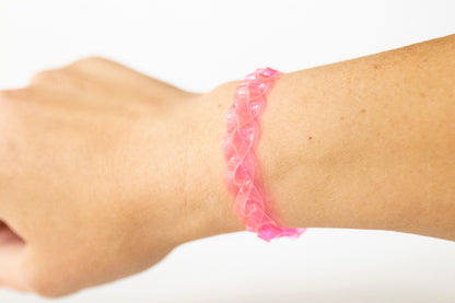 Braided Bracelet / Dragon Fruit Jelly