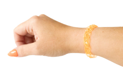 Braided Bracelet / Orange Marmalade