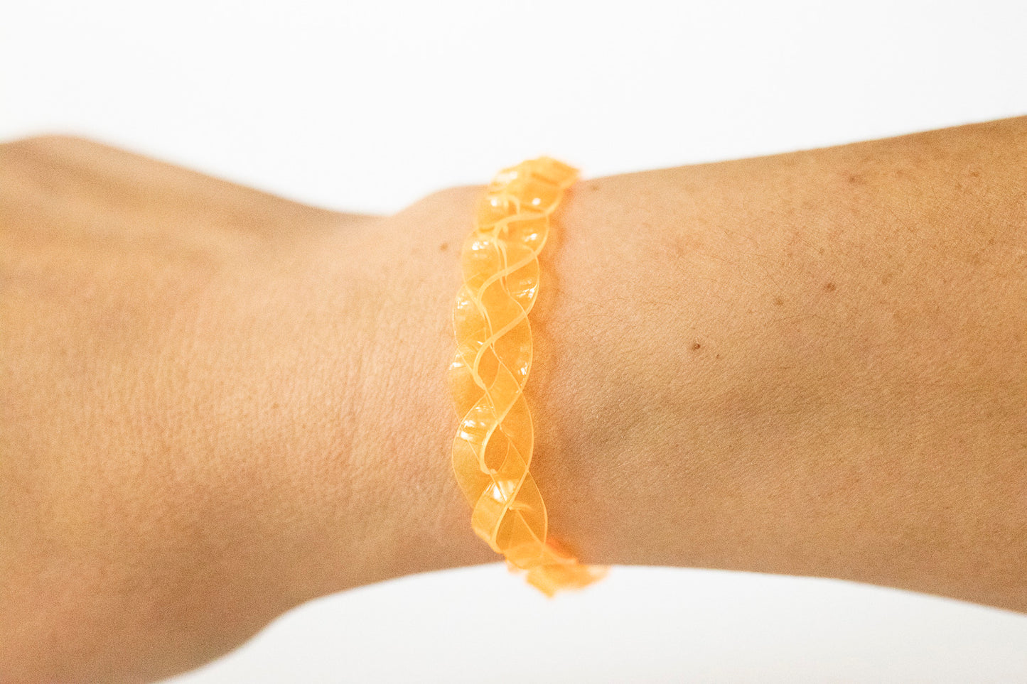 Braided Bracelet / Orange Marmalade