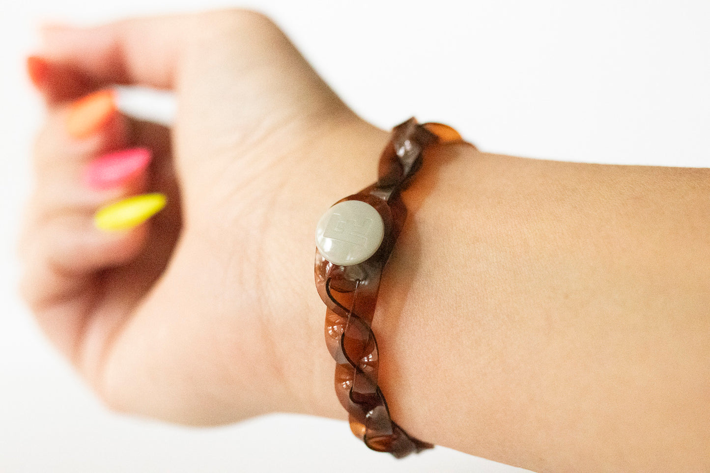 Braided Bracelet / Coffee Jelly