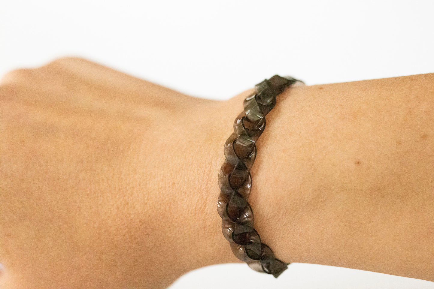 Braided Bracelet / Smoke Jelly