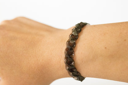 Braided Bracelet / Smoke Jelly