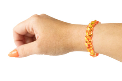 Braided Bracelet / Mango Jelly