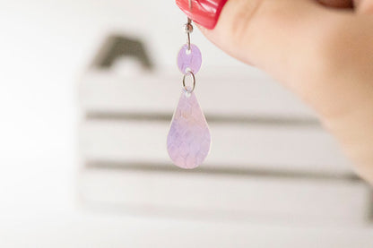 Jelly Earrings / Droplets / Honeycomb Prism Jelly