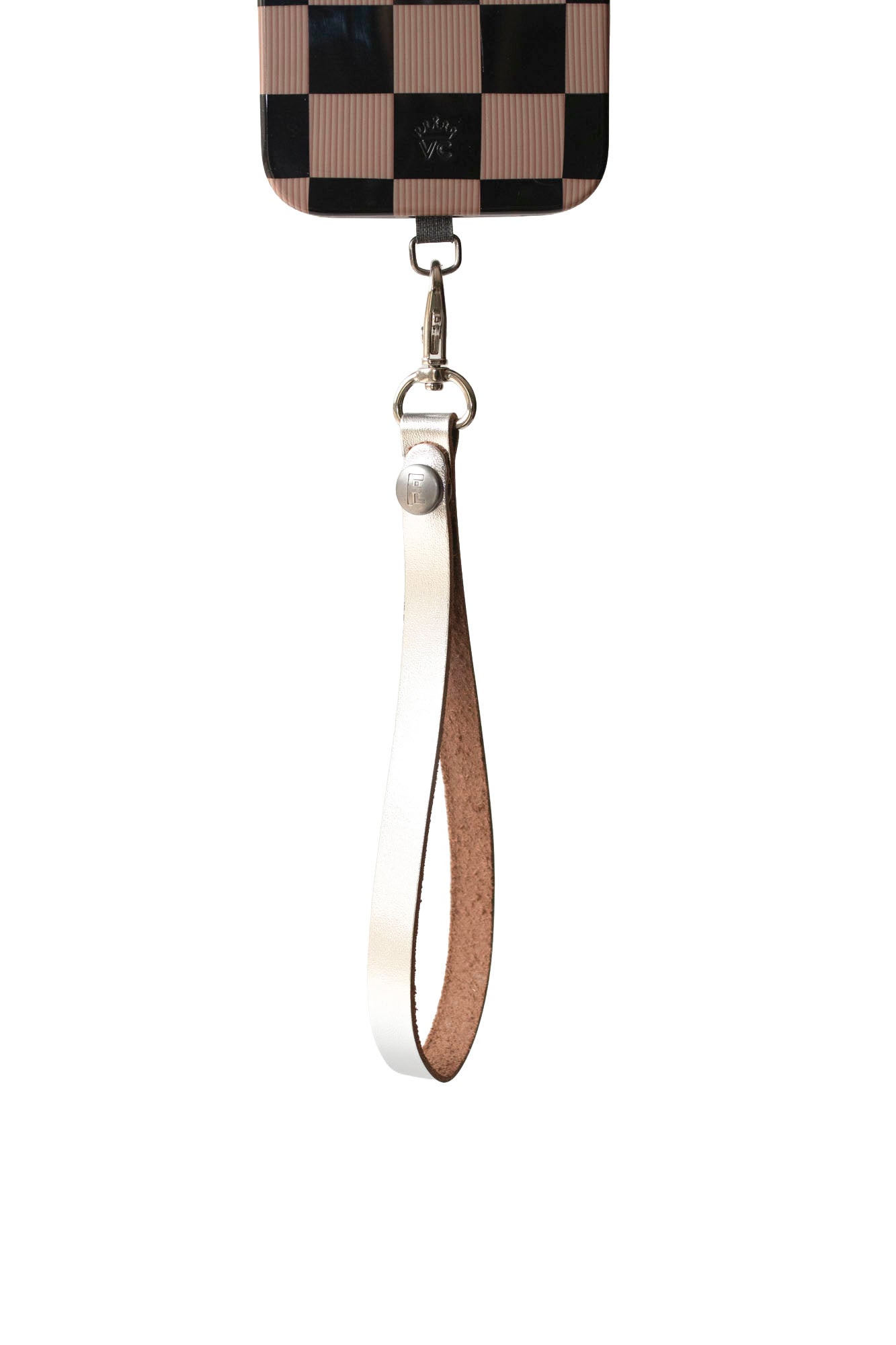 Leather Looplet / Metallic Silver