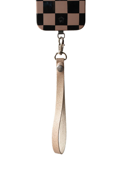 Leather Looplet / White Gold