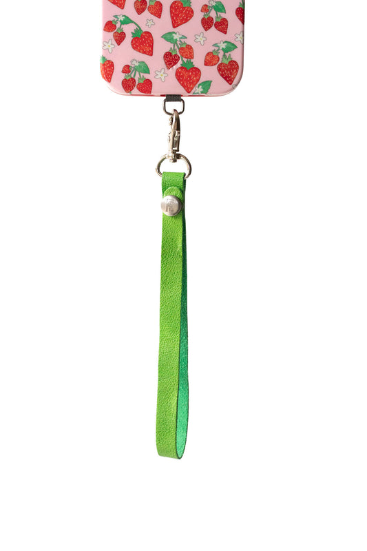 Leather Looplet / Kelly Green