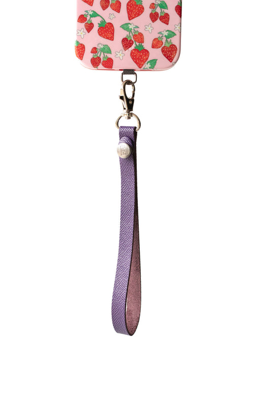 Leather Looplet / Aubergine