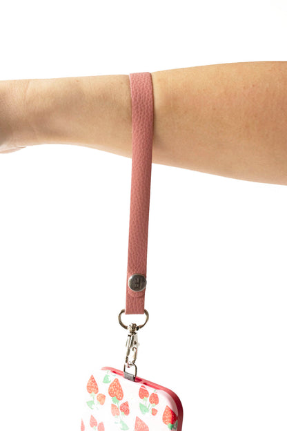 Leather Looplet / Strawberry Cream