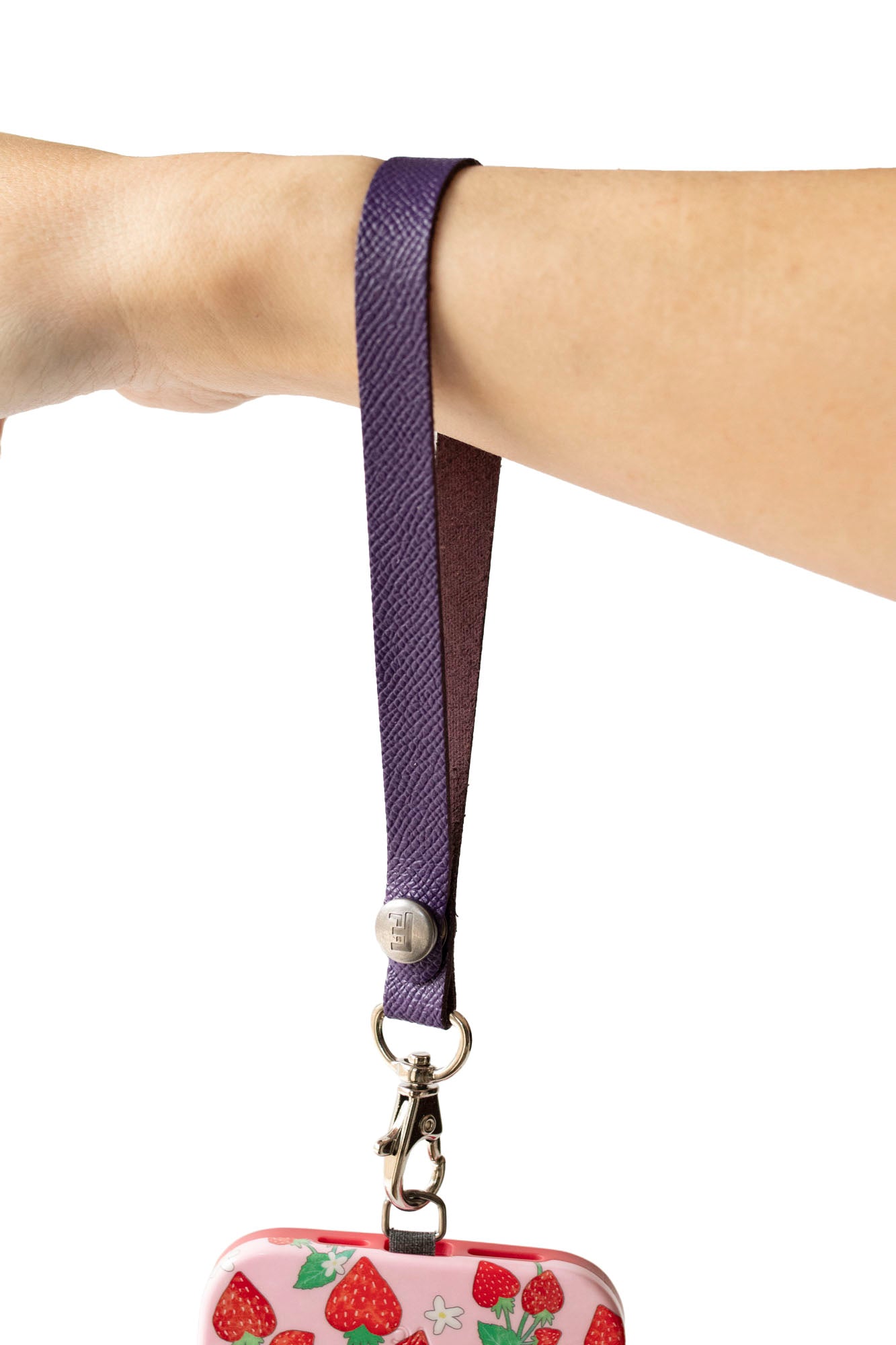 Leather Looplet / Aubergine