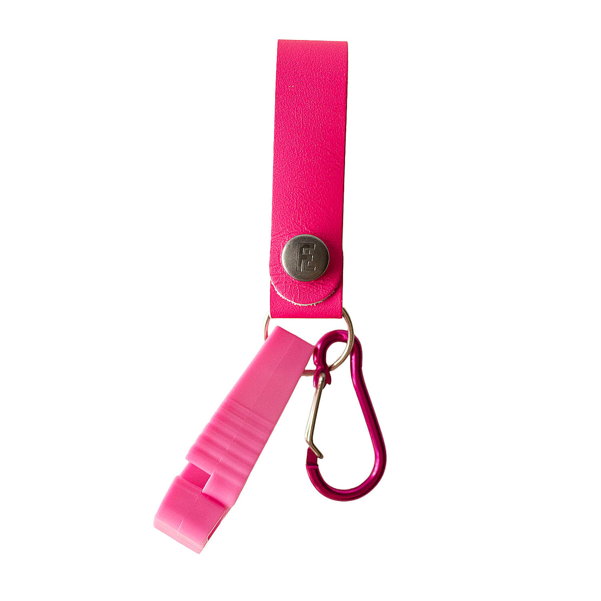 Loop & Hold / Leather Belt Loop Glove Keeper / Neon Pink