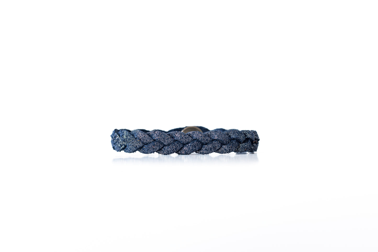 Braided Leather Bracelet / Midnight Skies