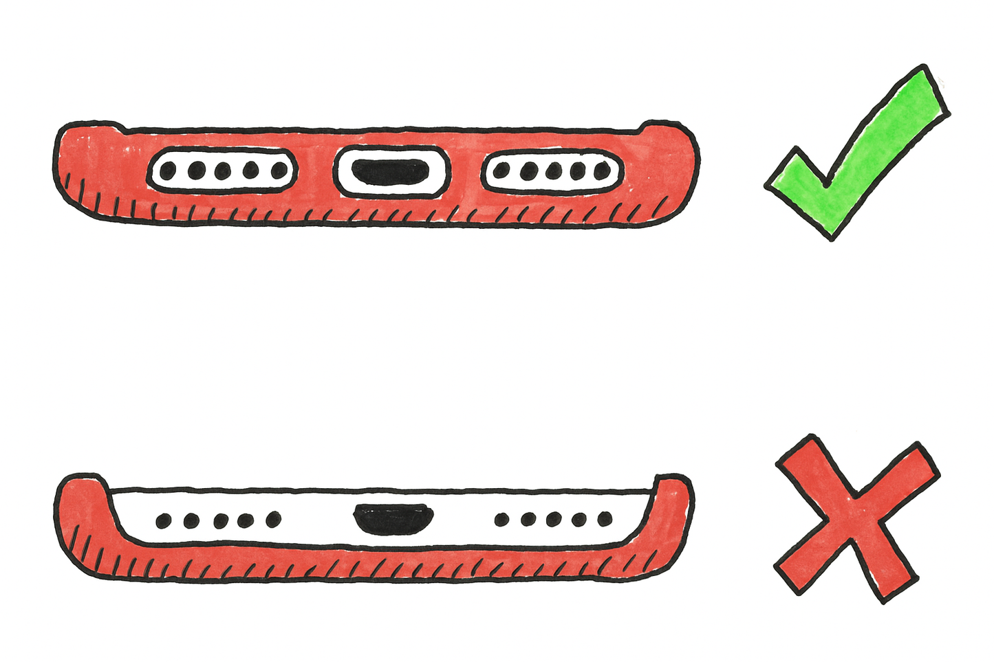 Leather Looplet / Strawberry Cream