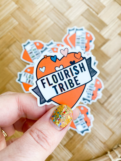 Flourish Leather Co Sticker / Flourish Tribe