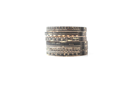 Leather Bracelet / Original Sliced Cuff / Egyptian Cork