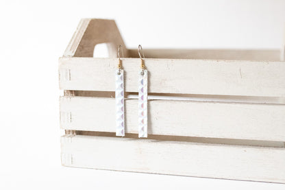 Leather Earrings / Simple / Prism