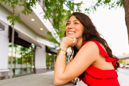 Leather Bracelet / Skinny Sliced Wrap Cuff / Volcanic Sparkle